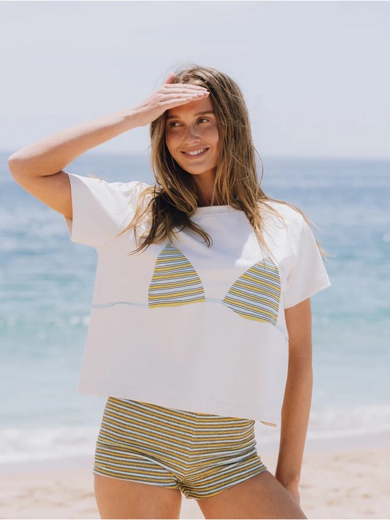 Daily Drills Tops - DD X Beach Week Bikini boxy top
